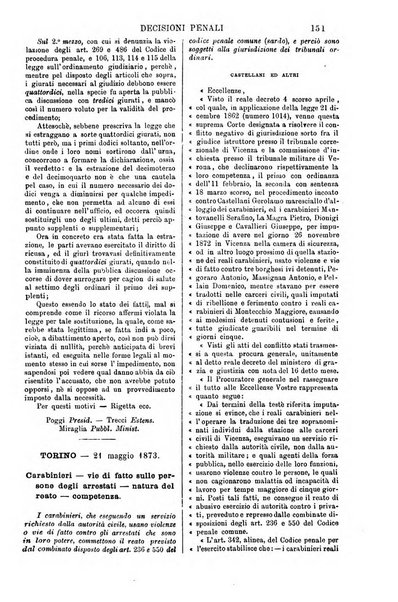 Annali della giurisprudenza italiana raccolta generale delle decisioni delle Corti di cassazione e d'appello in materia civile, criminale, commerciale, di diritto pubblico e amministrativo, e di procedura civile e penale