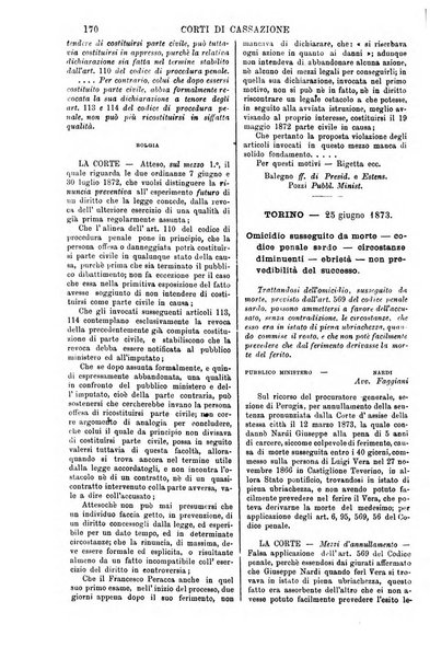 Annali della giurisprudenza italiana raccolta generale delle decisioni delle Corti di cassazione e d'appello in materia civile, criminale, commerciale, di diritto pubblico e amministrativo, e di procedura civile e penale