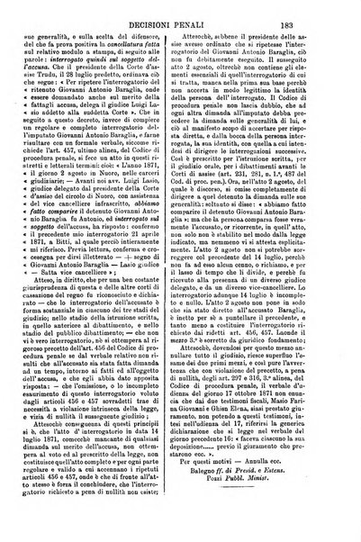 Annali della giurisprudenza italiana raccolta generale delle decisioni delle Corti di cassazione e d'appello in materia civile, criminale, commerciale, di diritto pubblico e amministrativo, e di procedura civile e penale