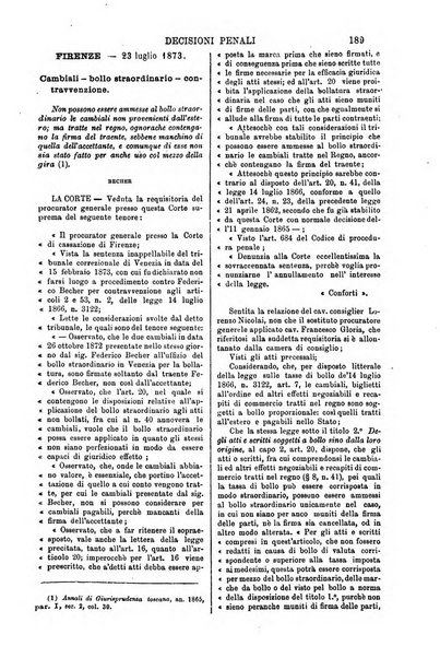 Annali della giurisprudenza italiana raccolta generale delle decisioni delle Corti di cassazione e d'appello in materia civile, criminale, commerciale, di diritto pubblico e amministrativo, e di procedura civile e penale