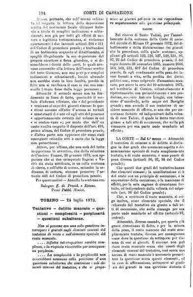 Annali della giurisprudenza italiana raccolta generale delle decisioni delle Corti di cassazione e d'appello in materia civile, criminale, commerciale, di diritto pubblico e amministrativo, e di procedura civile e penale