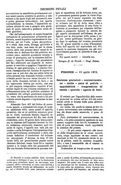 Annali della giurisprudenza italiana raccolta generale delle decisioni delle Corti di cassazione e d'appello in materia civile, criminale, commerciale, di diritto pubblico e amministrativo, e di procedura civile e penale