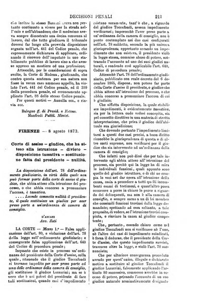 Annali della giurisprudenza italiana raccolta generale delle decisioni delle Corti di cassazione e d'appello in materia civile, criminale, commerciale, di diritto pubblico e amministrativo, e di procedura civile e penale