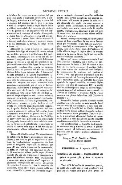 Annali della giurisprudenza italiana raccolta generale delle decisioni delle Corti di cassazione e d'appello in materia civile, criminale, commerciale, di diritto pubblico e amministrativo, e di procedura civile e penale