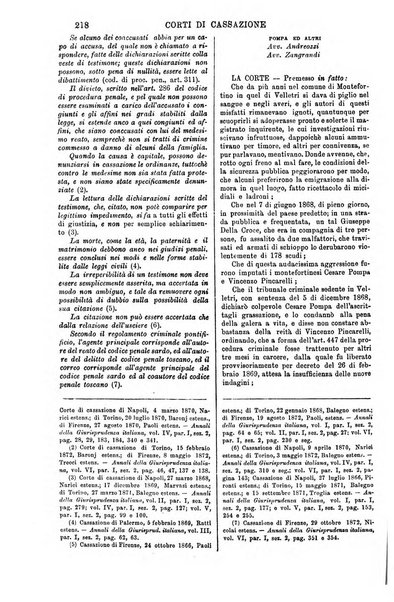 Annali della giurisprudenza italiana raccolta generale delle decisioni delle Corti di cassazione e d'appello in materia civile, criminale, commerciale, di diritto pubblico e amministrativo, e di procedura civile e penale