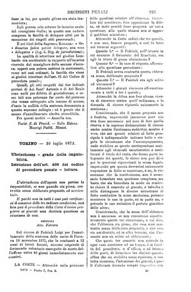 Annali della giurisprudenza italiana raccolta generale delle decisioni delle Corti di cassazione e d'appello in materia civile, criminale, commerciale, di diritto pubblico e amministrativo, e di procedura civile e penale