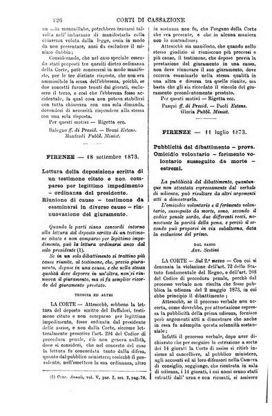 Annali della giurisprudenza italiana raccolta generale delle decisioni delle Corti di cassazione e d'appello in materia civile, criminale, commerciale, di diritto pubblico e amministrativo, e di procedura civile e penale