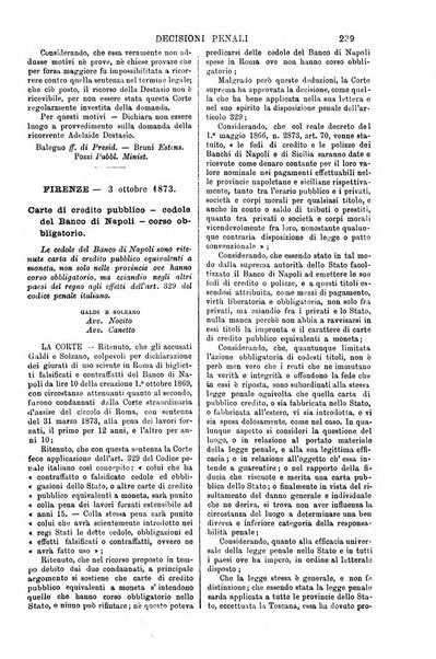 Annali della giurisprudenza italiana raccolta generale delle decisioni delle Corti di cassazione e d'appello in materia civile, criminale, commerciale, di diritto pubblico e amministrativo, e di procedura civile e penale