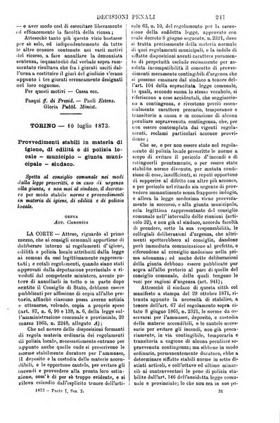 Annali della giurisprudenza italiana raccolta generale delle decisioni delle Corti di cassazione e d'appello in materia civile, criminale, commerciale, di diritto pubblico e amministrativo, e di procedura civile e penale