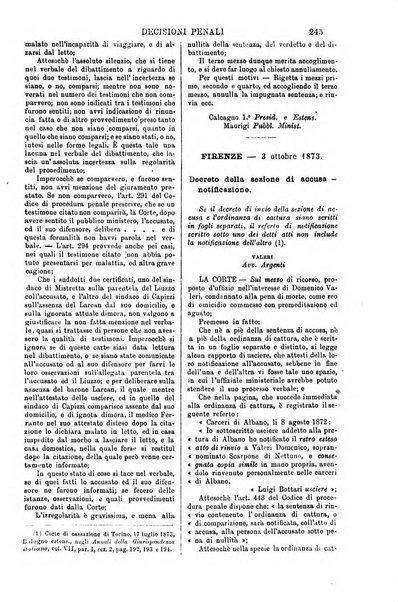 Annali della giurisprudenza italiana raccolta generale delle decisioni delle Corti di cassazione e d'appello in materia civile, criminale, commerciale, di diritto pubblico e amministrativo, e di procedura civile e penale