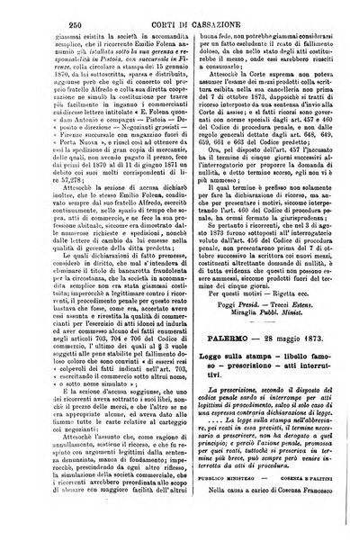 Annali della giurisprudenza italiana raccolta generale delle decisioni delle Corti di cassazione e d'appello in materia civile, criminale, commerciale, di diritto pubblico e amministrativo, e di procedura civile e penale