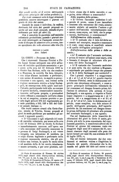 Annali della giurisprudenza italiana raccolta generale delle decisioni delle Corti di cassazione e d'appello in materia civile, criminale, commerciale, di diritto pubblico e amministrativo, e di procedura civile e penale