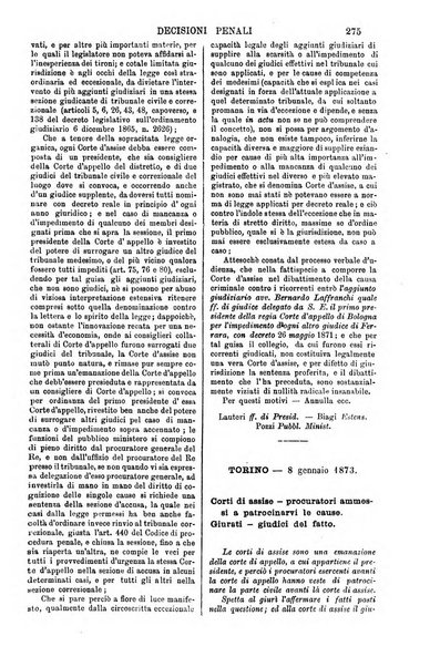 Annali della giurisprudenza italiana raccolta generale delle decisioni delle Corti di cassazione e d'appello in materia civile, criminale, commerciale, di diritto pubblico e amministrativo, e di procedura civile e penale