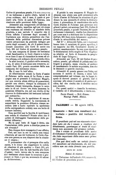 Annali della giurisprudenza italiana raccolta generale delle decisioni delle Corti di cassazione e d'appello in materia civile, criminale, commerciale, di diritto pubblico e amministrativo, e di procedura civile e penale