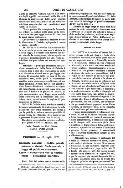 Annali della giurisprudenza italiana raccolta generale delle decisioni delle Corti di cassazione e d'appello in materia civile, criminale, commerciale, di diritto pubblico e amministrativo, e di procedura civile e penale