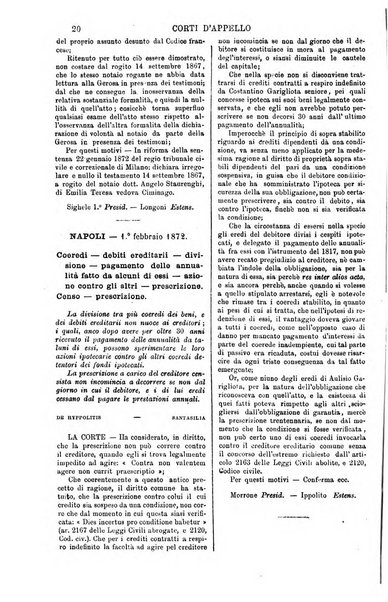 Annali della giurisprudenza italiana raccolta generale delle decisioni delle Corti di cassazione e d'appello in materia civile, criminale, commerciale, di diritto pubblico e amministrativo, e di procedura civile e penale