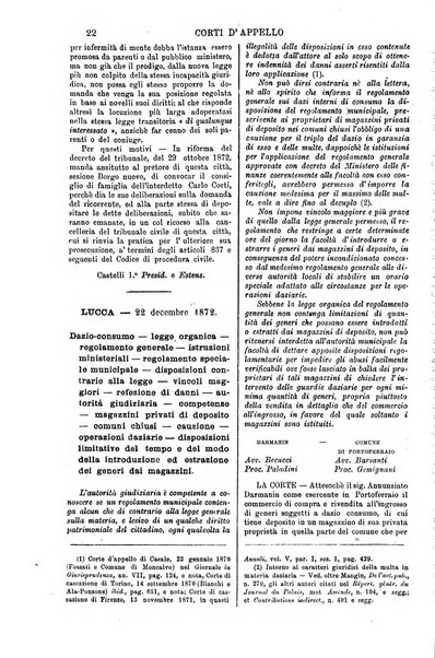 Annali della giurisprudenza italiana raccolta generale delle decisioni delle Corti di cassazione e d'appello in materia civile, criminale, commerciale, di diritto pubblico e amministrativo, e di procedura civile e penale