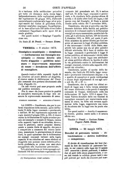 Annali della giurisprudenza italiana raccolta generale delle decisioni delle Corti di cassazione e d'appello in materia civile, criminale, commerciale, di diritto pubblico e amministrativo, e di procedura civile e penale