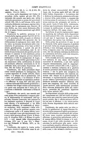 Annali della giurisprudenza italiana raccolta generale delle decisioni delle Corti di cassazione e d'appello in materia civile, criminale, commerciale, di diritto pubblico e amministrativo, e di procedura civile e penale