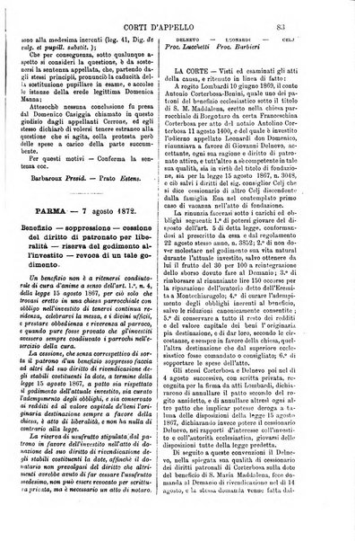 Annali della giurisprudenza italiana raccolta generale delle decisioni delle Corti di cassazione e d'appello in materia civile, criminale, commerciale, di diritto pubblico e amministrativo, e di procedura civile e penale