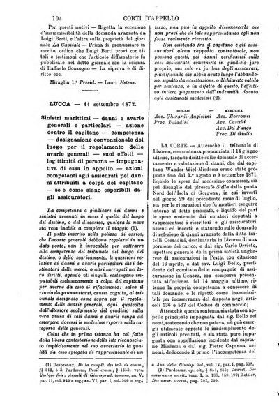 Annali della giurisprudenza italiana raccolta generale delle decisioni delle Corti di cassazione e d'appello in materia civile, criminale, commerciale, di diritto pubblico e amministrativo, e di procedura civile e penale