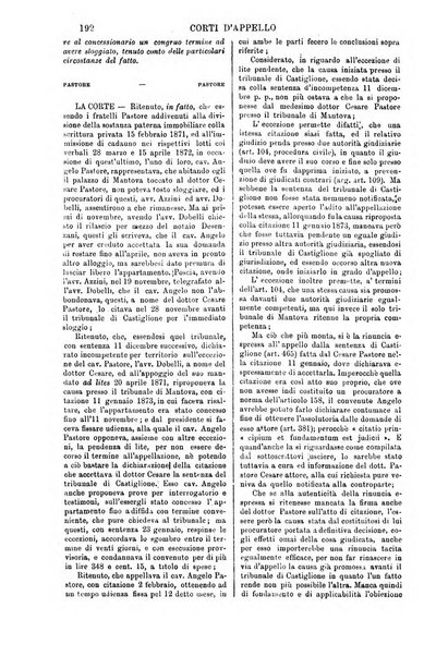 Annali della giurisprudenza italiana raccolta generale delle decisioni delle Corti di cassazione e d'appello in materia civile, criminale, commerciale, di diritto pubblico e amministrativo, e di procedura civile e penale