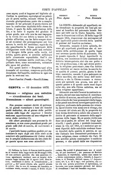 Annali della giurisprudenza italiana raccolta generale delle decisioni delle Corti di cassazione e d'appello in materia civile, criminale, commerciale, di diritto pubblico e amministrativo, e di procedura civile e penale