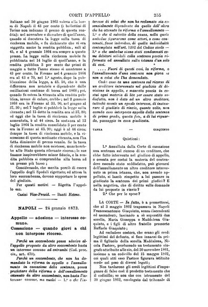 Annali della giurisprudenza italiana raccolta generale delle decisioni delle Corti di cassazione e d'appello in materia civile, criminale, commerciale, di diritto pubblico e amministrativo, e di procedura civile e penale