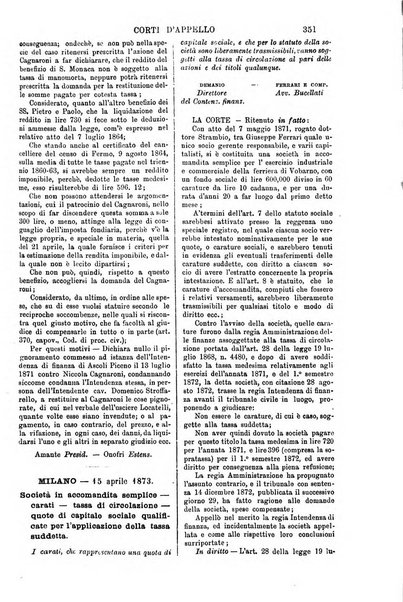 Annali della giurisprudenza italiana raccolta generale delle decisioni delle Corti di cassazione e d'appello in materia civile, criminale, commerciale, di diritto pubblico e amministrativo, e di procedura civile e penale