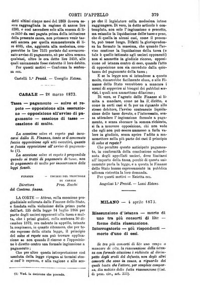 Annali della giurisprudenza italiana raccolta generale delle decisioni delle Corti di cassazione e d'appello in materia civile, criminale, commerciale, di diritto pubblico e amministrativo, e di procedura civile e penale