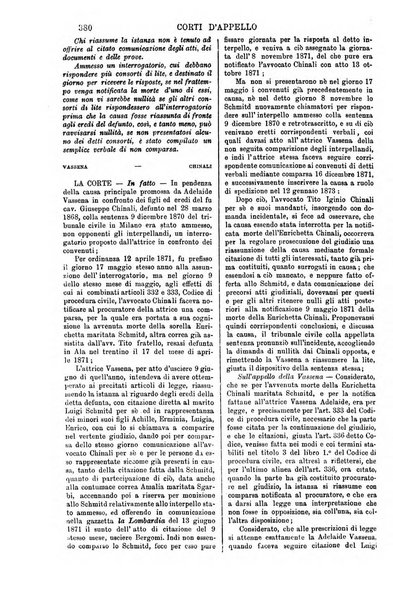 Annali della giurisprudenza italiana raccolta generale delle decisioni delle Corti di cassazione e d'appello in materia civile, criminale, commerciale, di diritto pubblico e amministrativo, e di procedura civile e penale