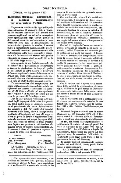 Annali della giurisprudenza italiana raccolta generale delle decisioni delle Corti di cassazione e d'appello in materia civile, criminale, commerciale, di diritto pubblico e amministrativo, e di procedura civile e penale