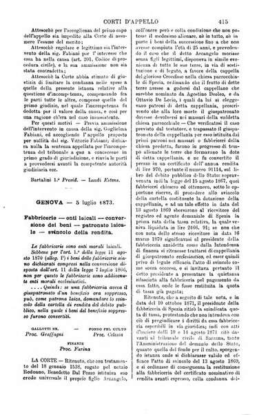 Annali della giurisprudenza italiana raccolta generale delle decisioni delle Corti di cassazione e d'appello in materia civile, criminale, commerciale, di diritto pubblico e amministrativo, e di procedura civile e penale