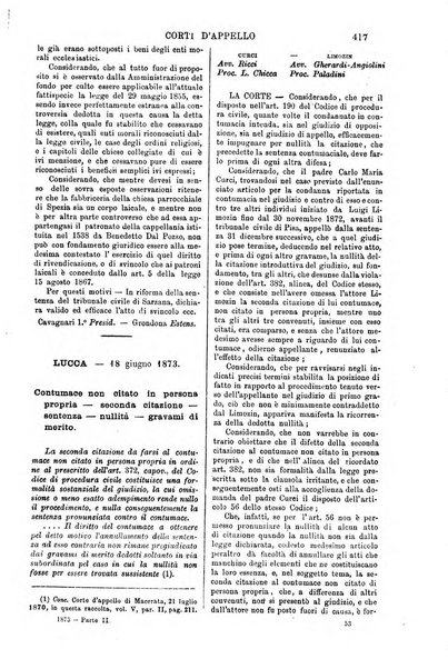 Annali della giurisprudenza italiana raccolta generale delle decisioni delle Corti di cassazione e d'appello in materia civile, criminale, commerciale, di diritto pubblico e amministrativo, e di procedura civile e penale