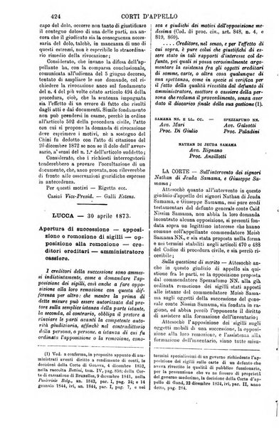 Annali della giurisprudenza italiana raccolta generale delle decisioni delle Corti di cassazione e d'appello in materia civile, criminale, commerciale, di diritto pubblico e amministrativo, e di procedura civile e penale