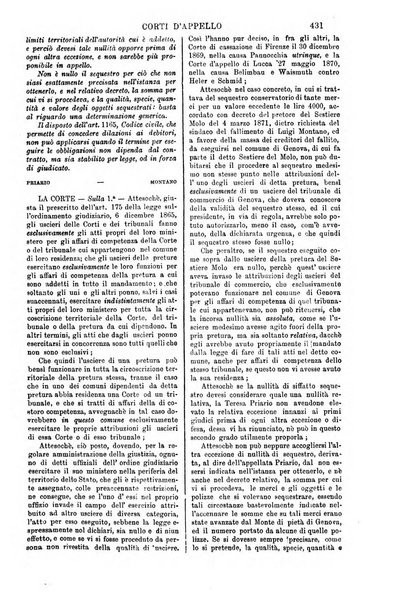 Annali della giurisprudenza italiana raccolta generale delle decisioni delle Corti di cassazione e d'appello in materia civile, criminale, commerciale, di diritto pubblico e amministrativo, e di procedura civile e penale