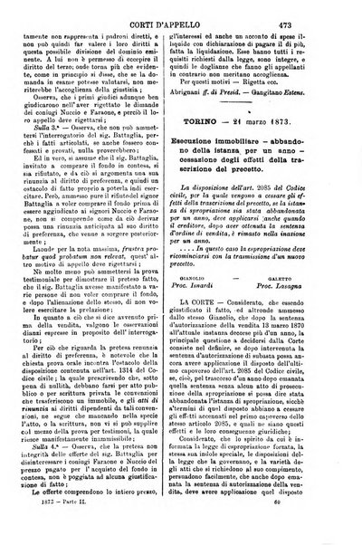 Annali della giurisprudenza italiana raccolta generale delle decisioni delle Corti di cassazione e d'appello in materia civile, criminale, commerciale, di diritto pubblico e amministrativo, e di procedura civile e penale