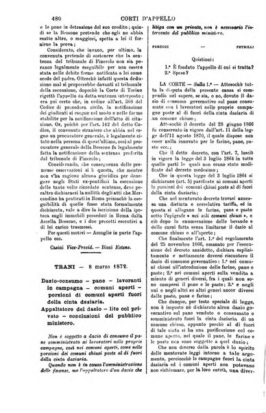 Annali della giurisprudenza italiana raccolta generale delle decisioni delle Corti di cassazione e d'appello in materia civile, criminale, commerciale, di diritto pubblico e amministrativo, e di procedura civile e penale