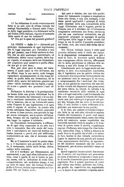 Annali della giurisprudenza italiana raccolta generale delle decisioni delle Corti di cassazione e d'appello in materia civile, criminale, commerciale, di diritto pubblico e amministrativo, e di procedura civile e penale