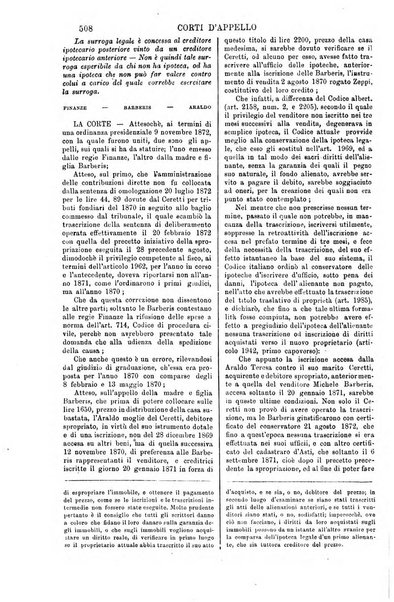 Annali della giurisprudenza italiana raccolta generale delle decisioni delle Corti di cassazione e d'appello in materia civile, criminale, commerciale, di diritto pubblico e amministrativo, e di procedura civile e penale