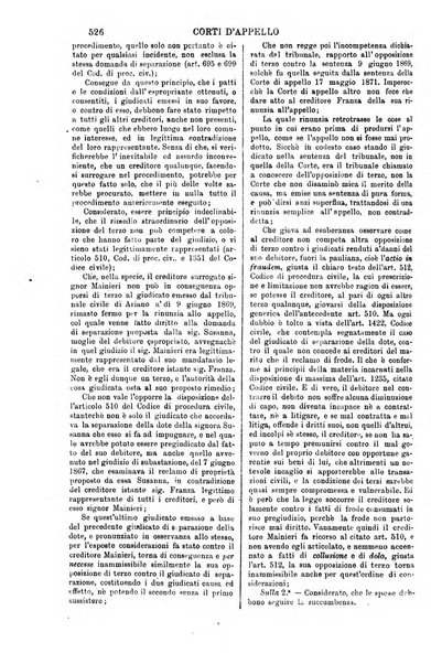 Annali della giurisprudenza italiana raccolta generale delle decisioni delle Corti di cassazione e d'appello in materia civile, criminale, commerciale, di diritto pubblico e amministrativo, e di procedura civile e penale