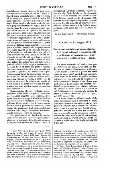 Annali della giurisprudenza italiana raccolta generale delle decisioni delle Corti di cassazione e d'appello in materia civile, criminale, commerciale, di diritto pubblico e amministrativo, e di procedura civile e penale