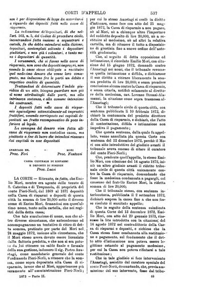 Annali della giurisprudenza italiana raccolta generale delle decisioni delle Corti di cassazione e d'appello in materia civile, criminale, commerciale, di diritto pubblico e amministrativo, e di procedura civile e penale