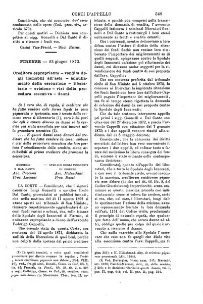 Annali della giurisprudenza italiana raccolta generale delle decisioni delle Corti di cassazione e d'appello in materia civile, criminale, commerciale, di diritto pubblico e amministrativo, e di procedura civile e penale