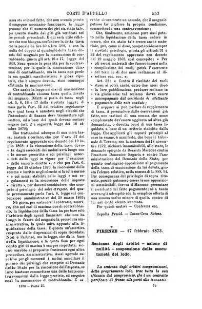 Annali della giurisprudenza italiana raccolta generale delle decisioni delle Corti di cassazione e d'appello in materia civile, criminale, commerciale, di diritto pubblico e amministrativo, e di procedura civile e penale