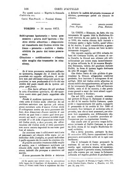 Annali della giurisprudenza italiana raccolta generale delle decisioni delle Corti di cassazione e d'appello in materia civile, criminale, commerciale, di diritto pubblico e amministrativo, e di procedura civile e penale