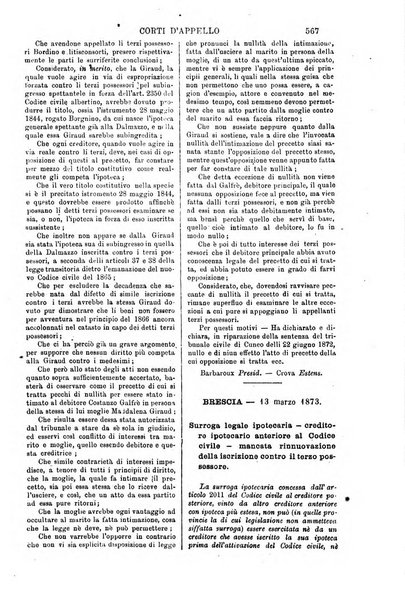 Annali della giurisprudenza italiana raccolta generale delle decisioni delle Corti di cassazione e d'appello in materia civile, criminale, commerciale, di diritto pubblico e amministrativo, e di procedura civile e penale