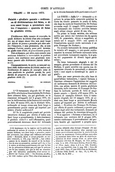 Annali della giurisprudenza italiana raccolta generale delle decisioni delle Corti di cassazione e d'appello in materia civile, criminale, commerciale, di diritto pubblico e amministrativo, e di procedura civile e penale