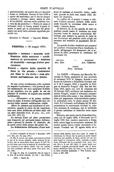 Annali della giurisprudenza italiana raccolta generale delle decisioni delle Corti di cassazione e d'appello in materia civile, criminale, commerciale, di diritto pubblico e amministrativo, e di procedura civile e penale