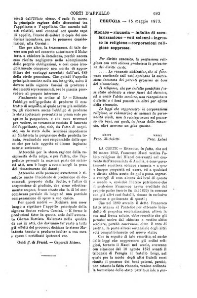 Annali della giurisprudenza italiana raccolta generale delle decisioni delle Corti di cassazione e d'appello in materia civile, criminale, commerciale, di diritto pubblico e amministrativo, e di procedura civile e penale